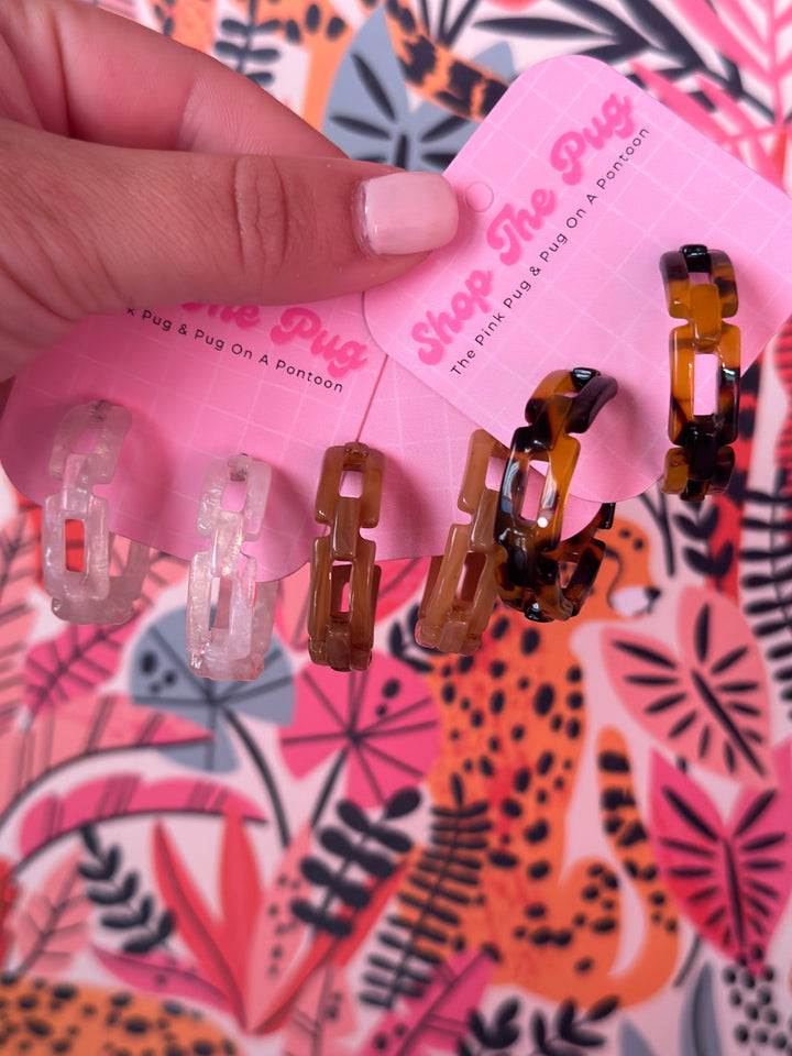 Acrylic Chain Link Hoops