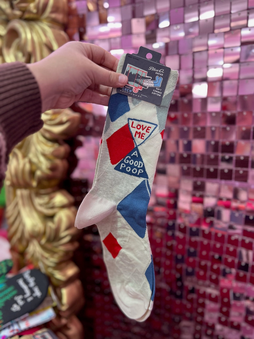 Love Me A Good Poop Men's Socks