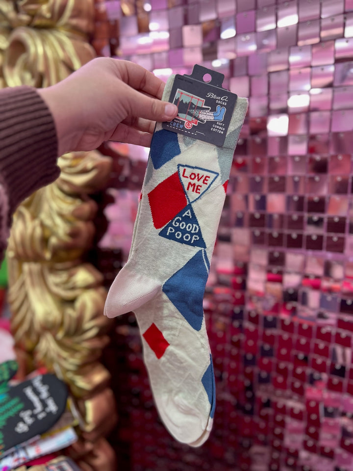 Love Me A Good Poop Men's Socks