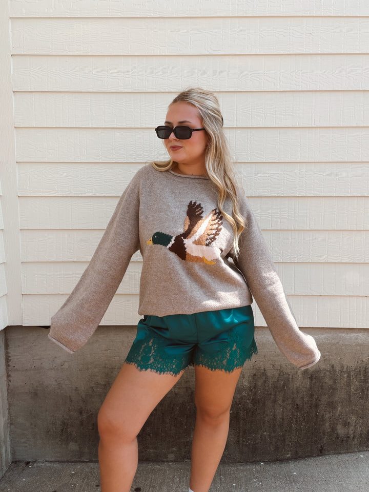 Duck, Duck, Cozy Pullover