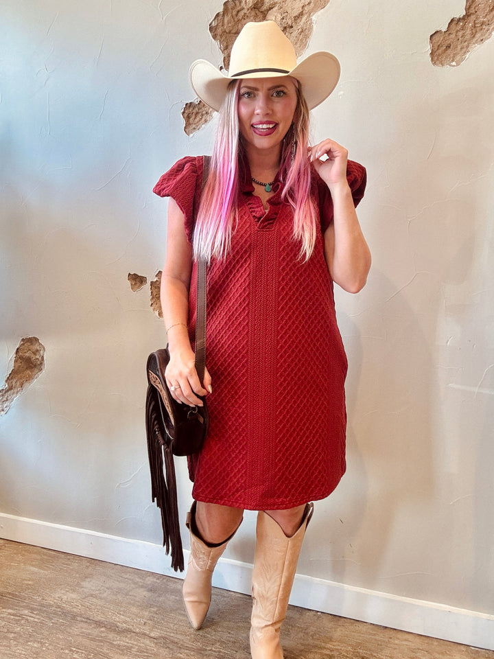 The Dallas Bubble Sleeve Dress