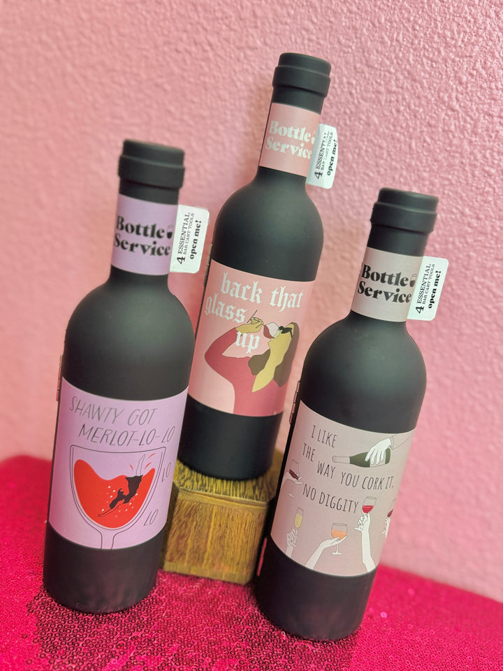Bottle Service Wine Accessory Set