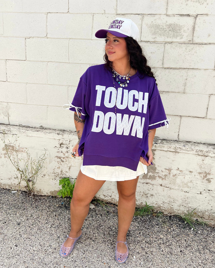 Touchdown & Bows Jersey Top