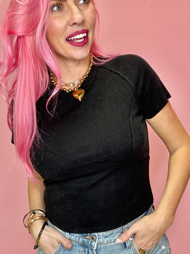 The Holly Ribbed Tee