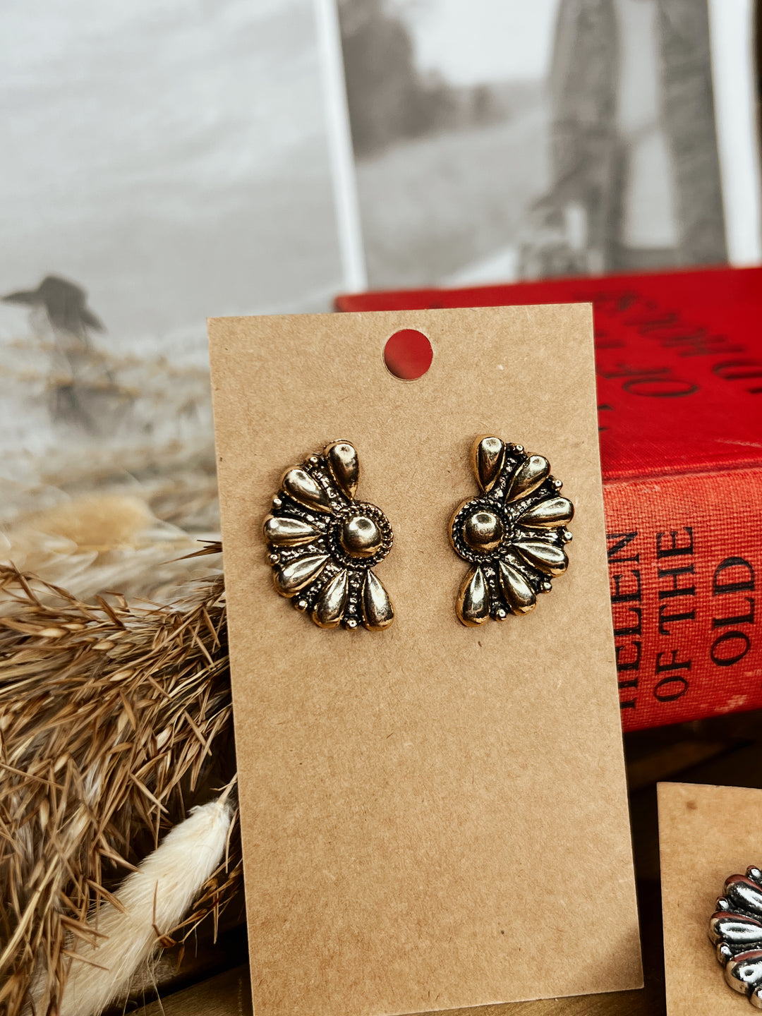 Sierra Half Concho Earring