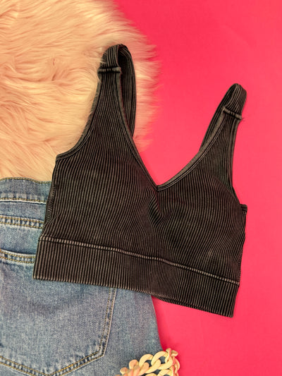 The Lyla Ribbed Padded Bra
