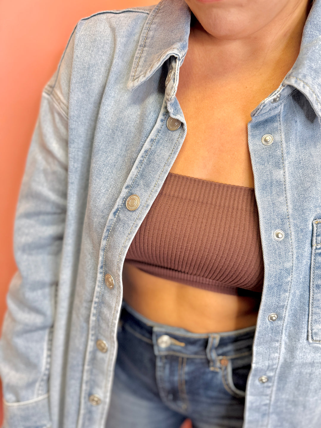 The Bianca Denim Top