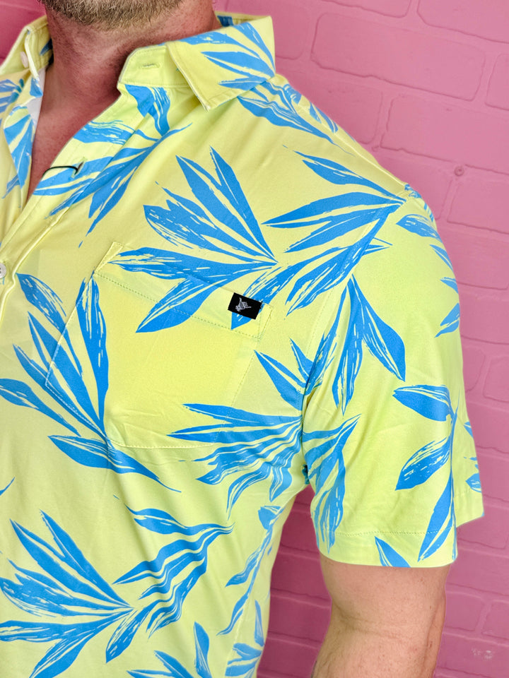 Key Lime Button Up Sunday Swagger