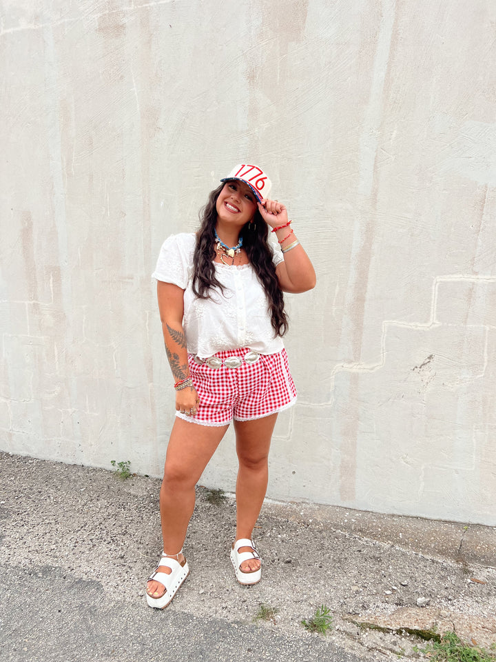 Gingham Girly Shorts