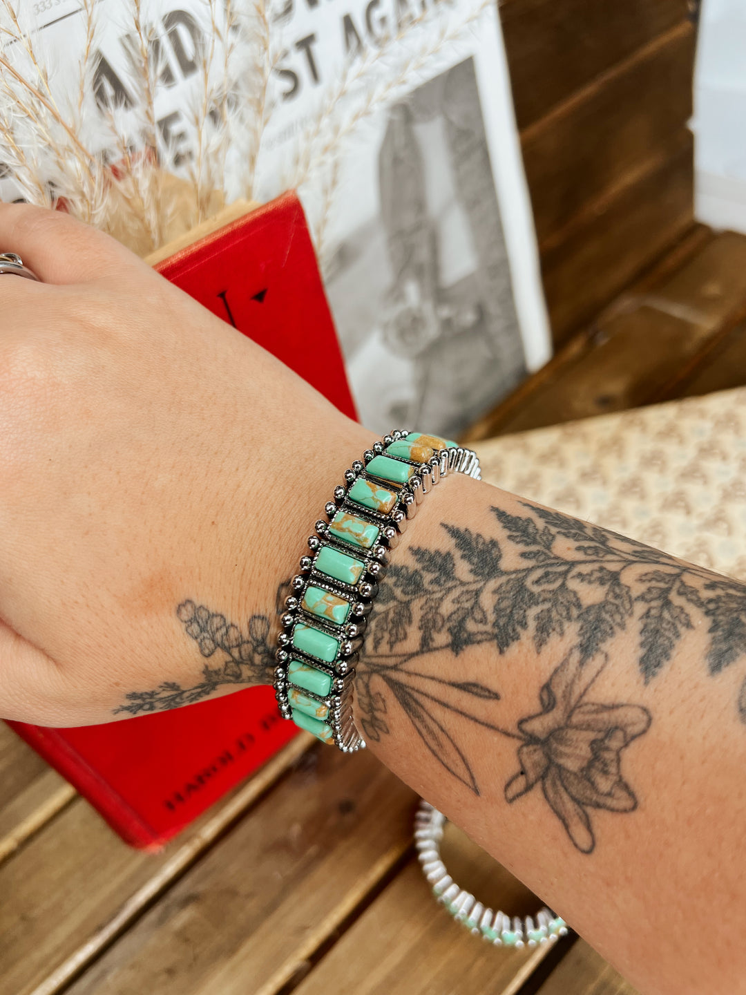 The Tilly Turquoise Stretch Bracelet