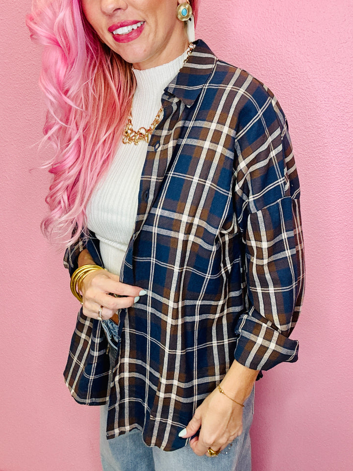 The Aspen Plaid Top
