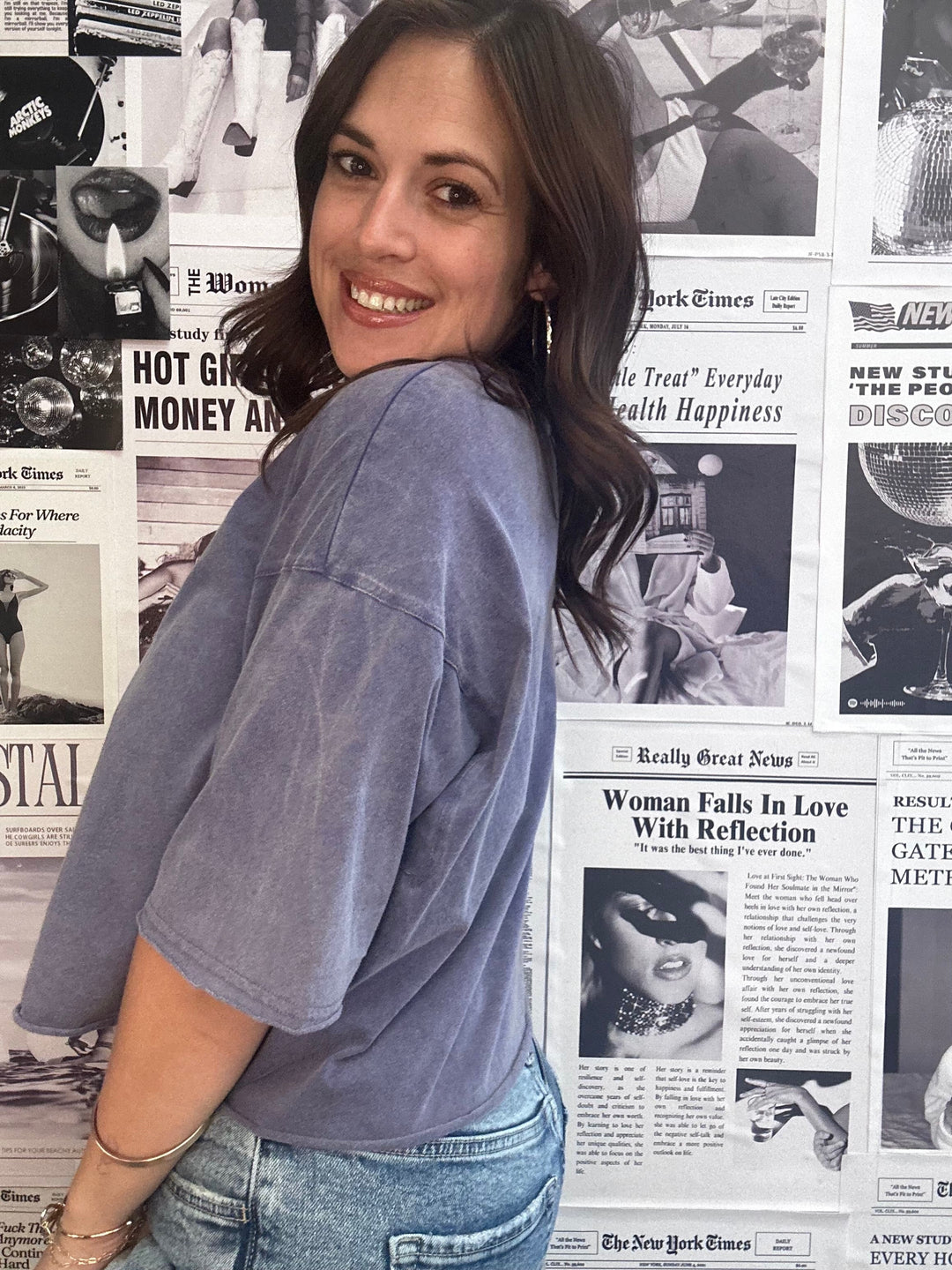 Stay Salty Crop Graphic Tee