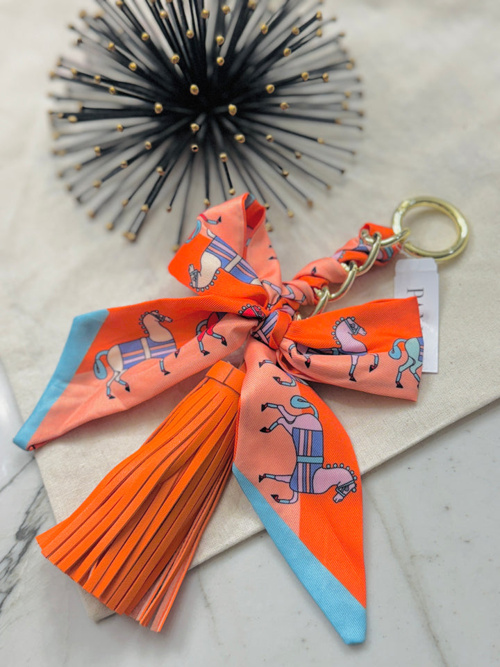 Groovy Moments Scarf Keychain