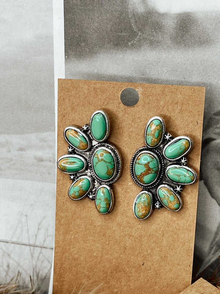 Texas Turquoise Statement Studs