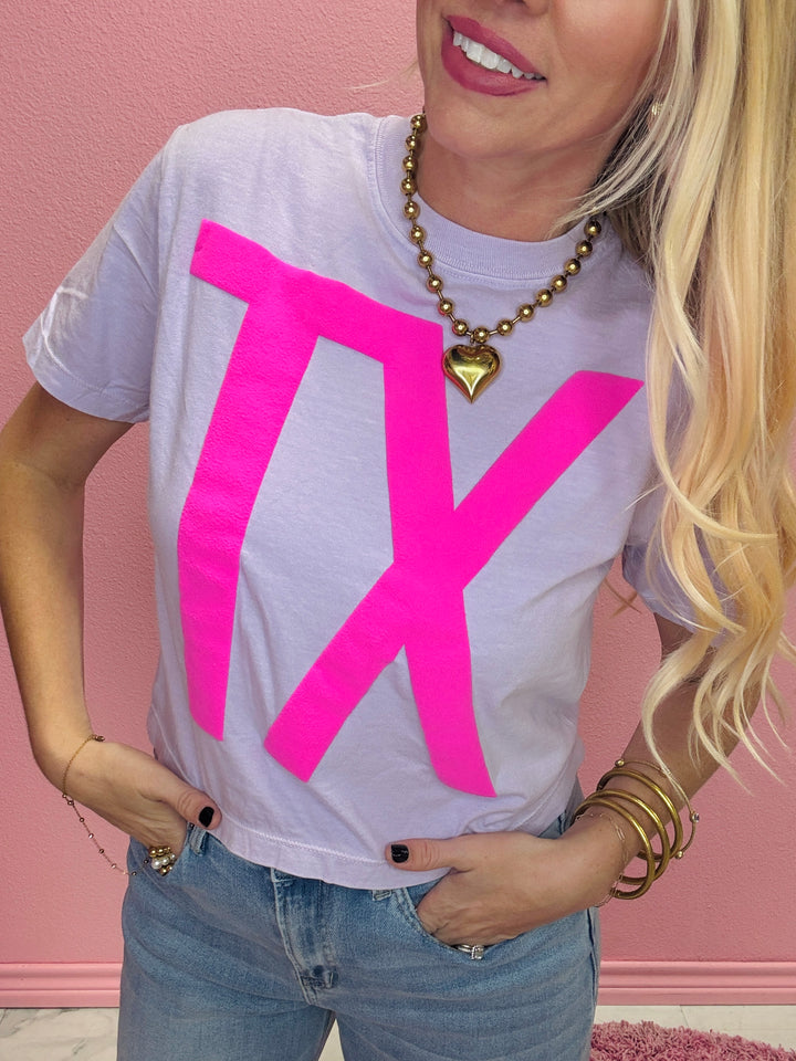 Comfort Colors TX Puff Crop Tee
