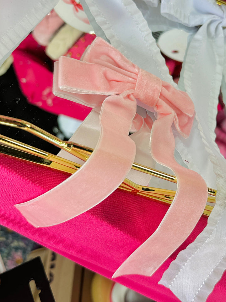 The Sophie Velvet Ribbon Bow Hair Clips