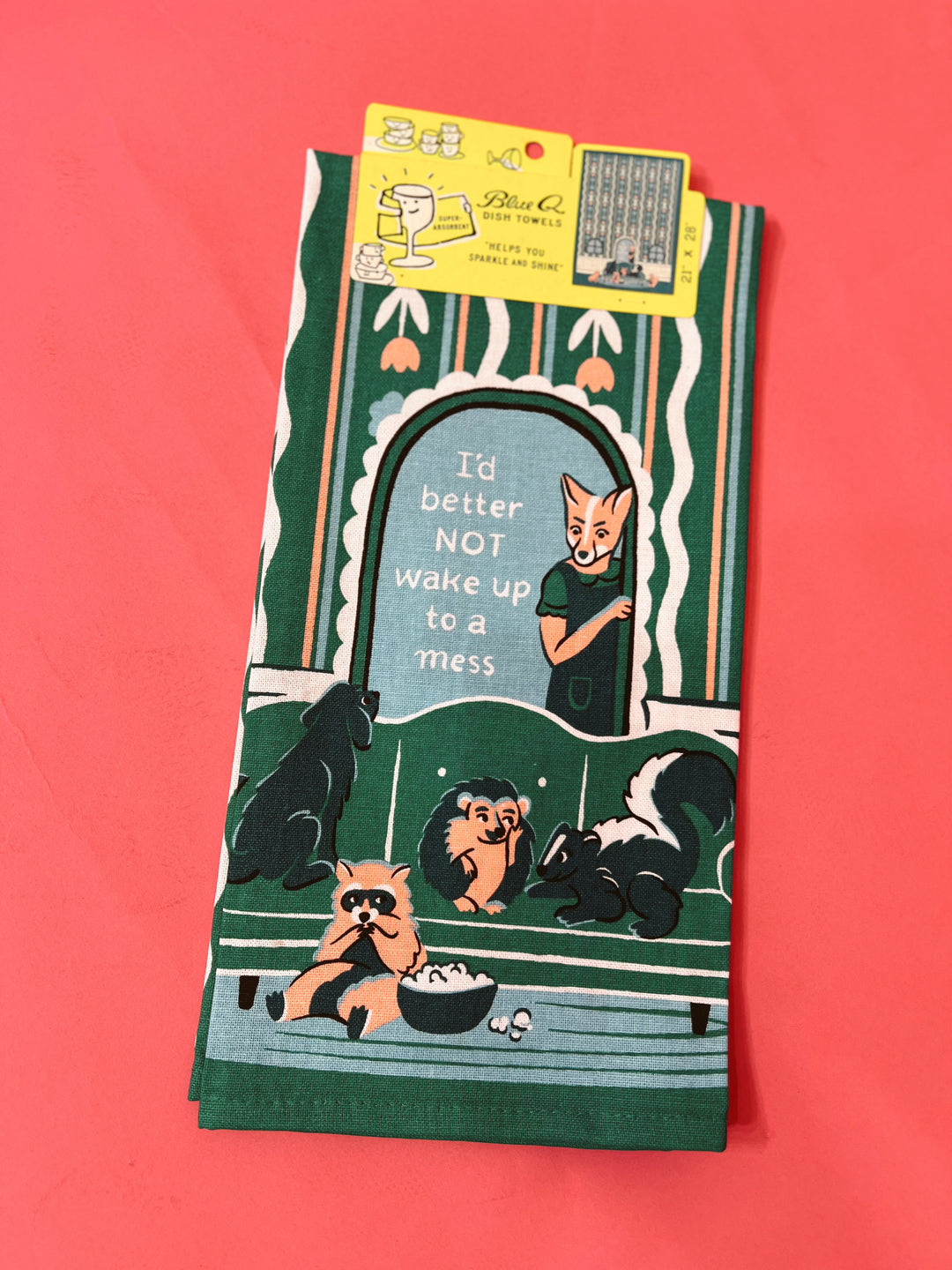 Wake Up To Mess Dish Towel