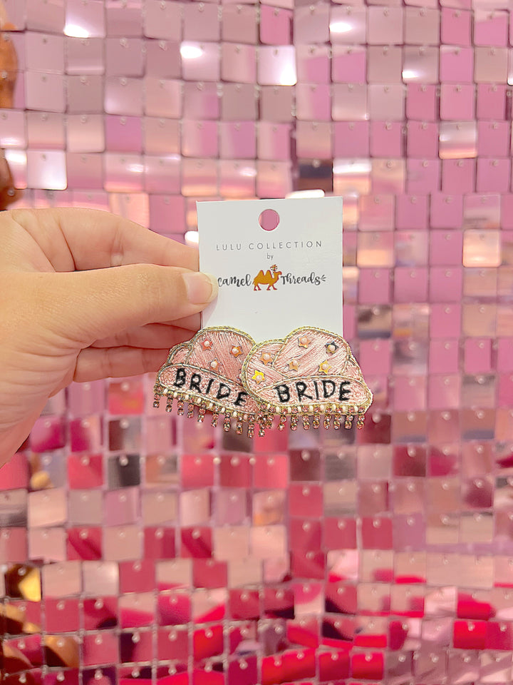 Bride Rhinestone Cowgirl Earrings