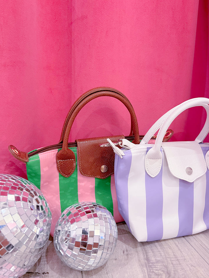 Riley Striped Crossbody Bag