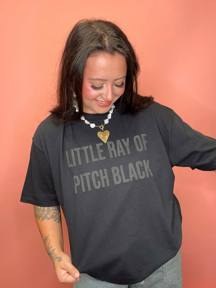 Little Ray Of Pitch Black Graphic Tee