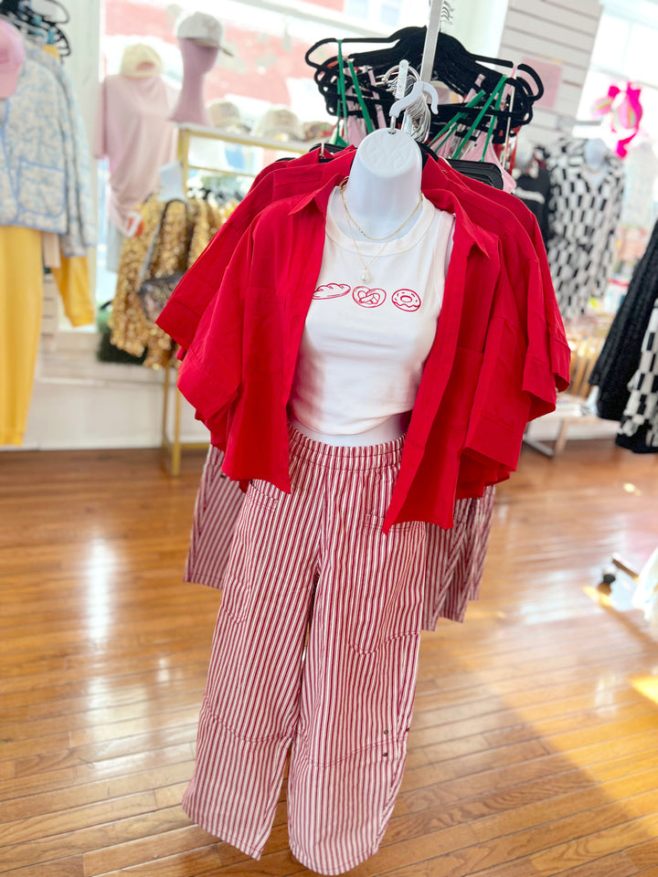 The Spicy Babe Button Up Top