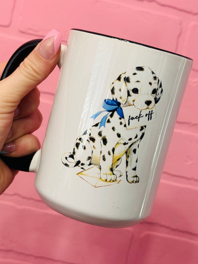 Dog Fuck Off Coffee Mug