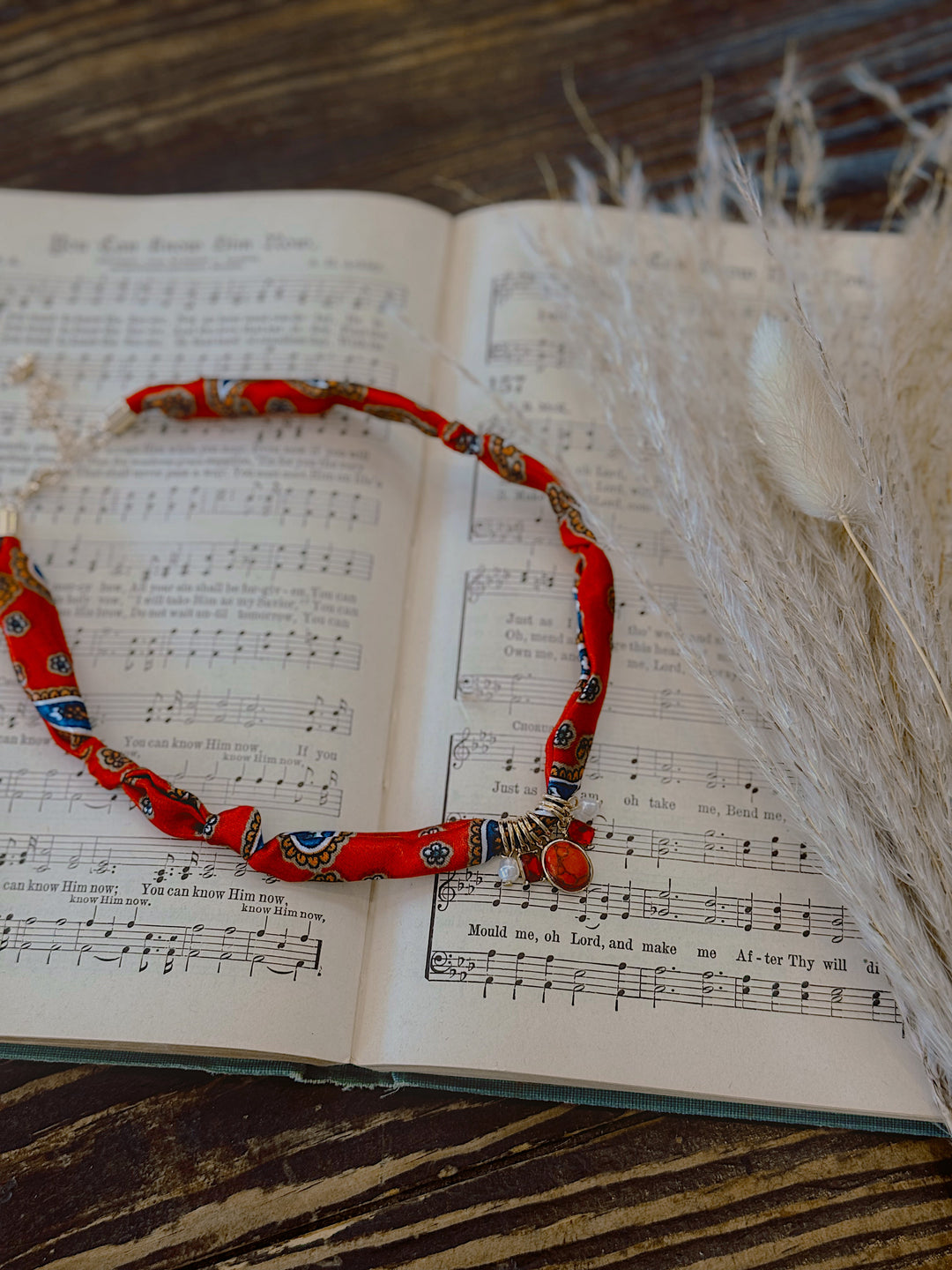 Red Ruby Charm Necklace
