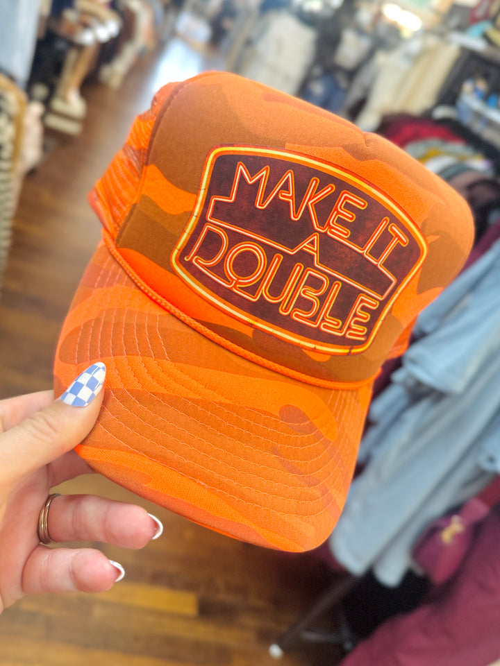 Make It A Double Trucker Hat