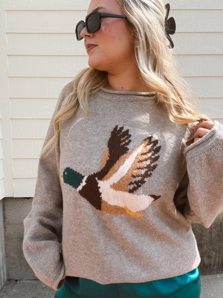 Duck, Duck, Cozy Pullover