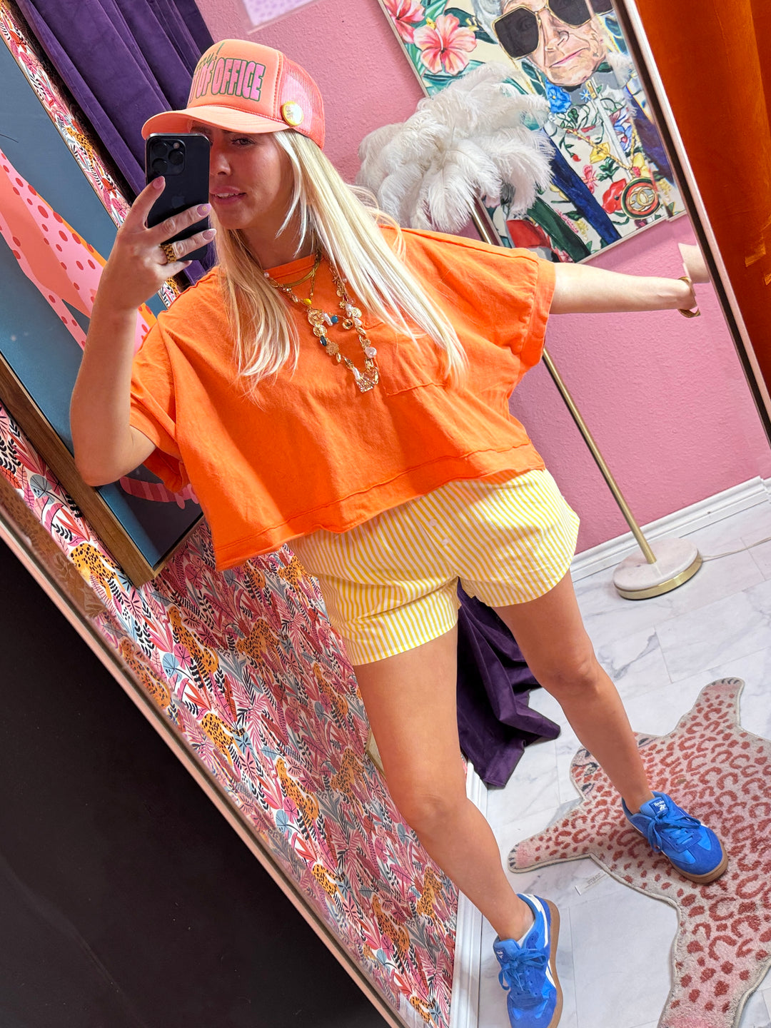 Orange Replay Top