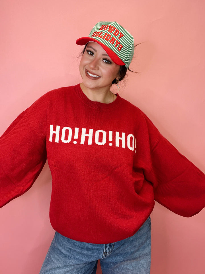 Ho Ho Ho Merry Christmas Sweater