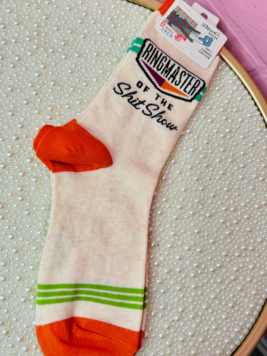 Ringmaster Of The Shitshow Socks