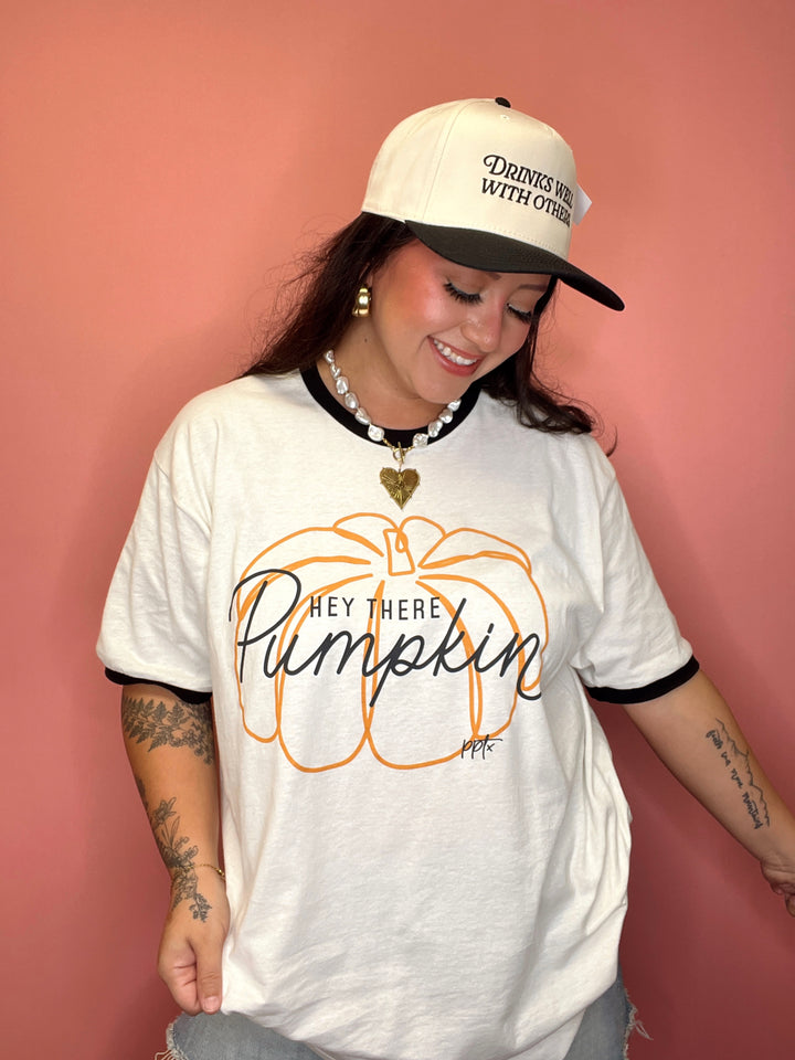 Hey There Pumpkin Ringer Tee
