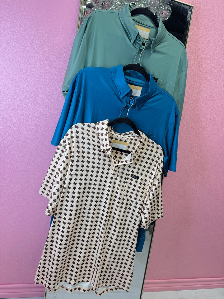 The Ironwood Tan Texas Polo