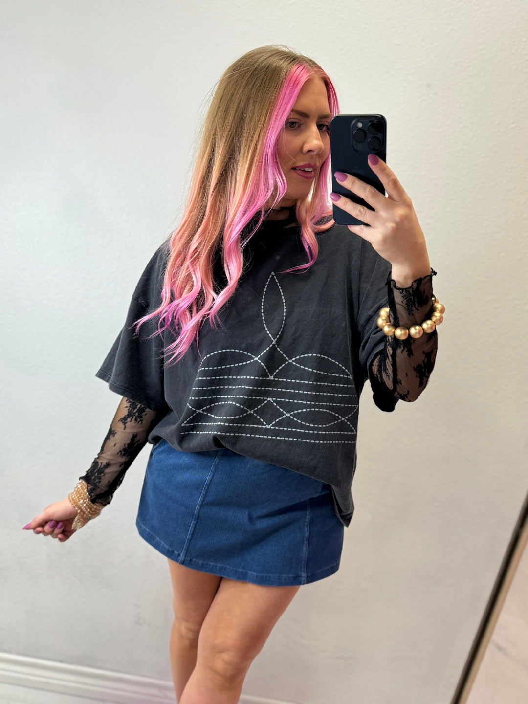 The Delilah Lace Layering Top