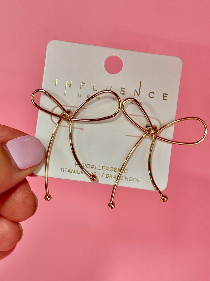 The Nicole Bow Earrings
