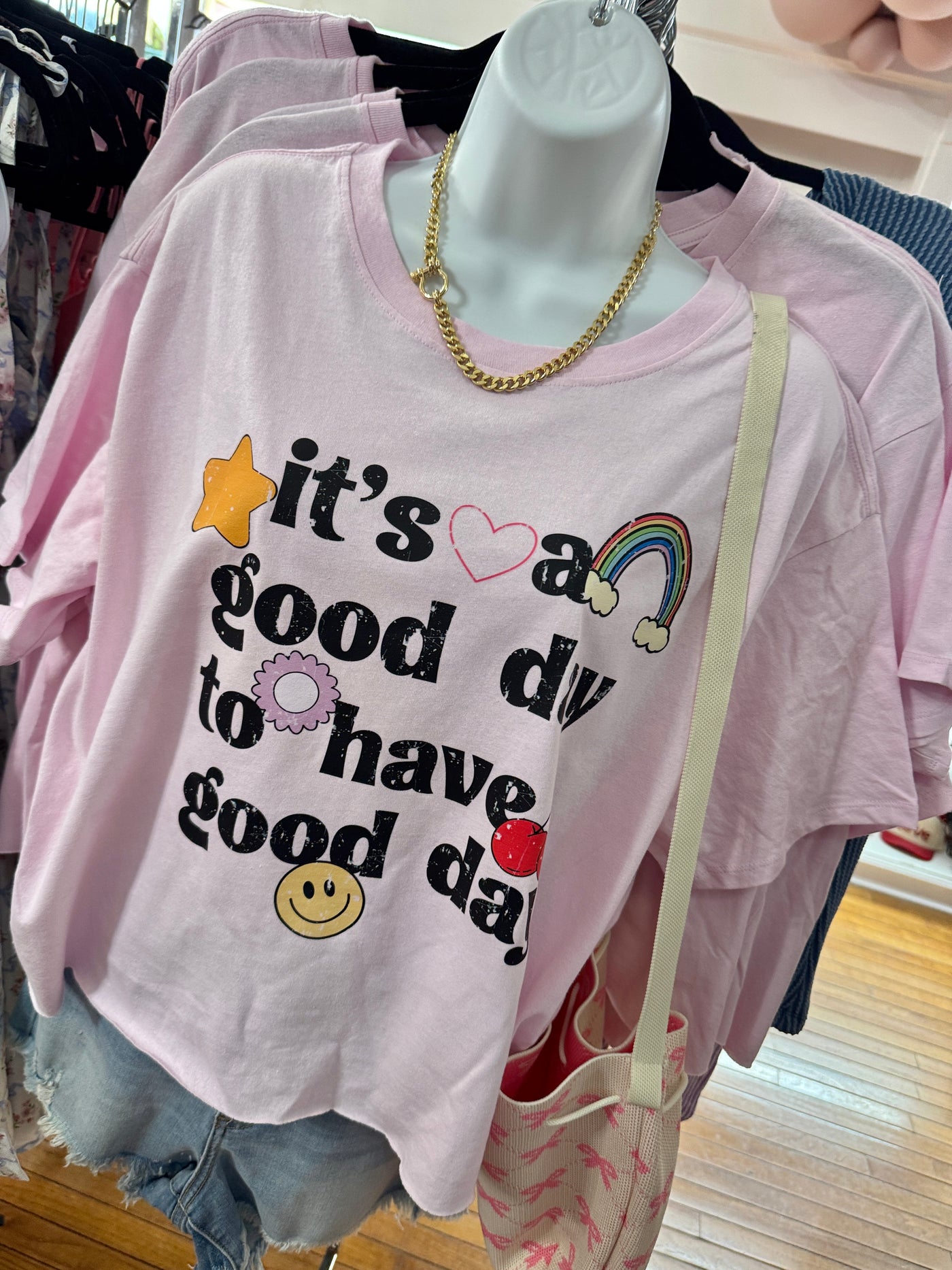 It's A Good Day To Have A Good Day Crop Tee