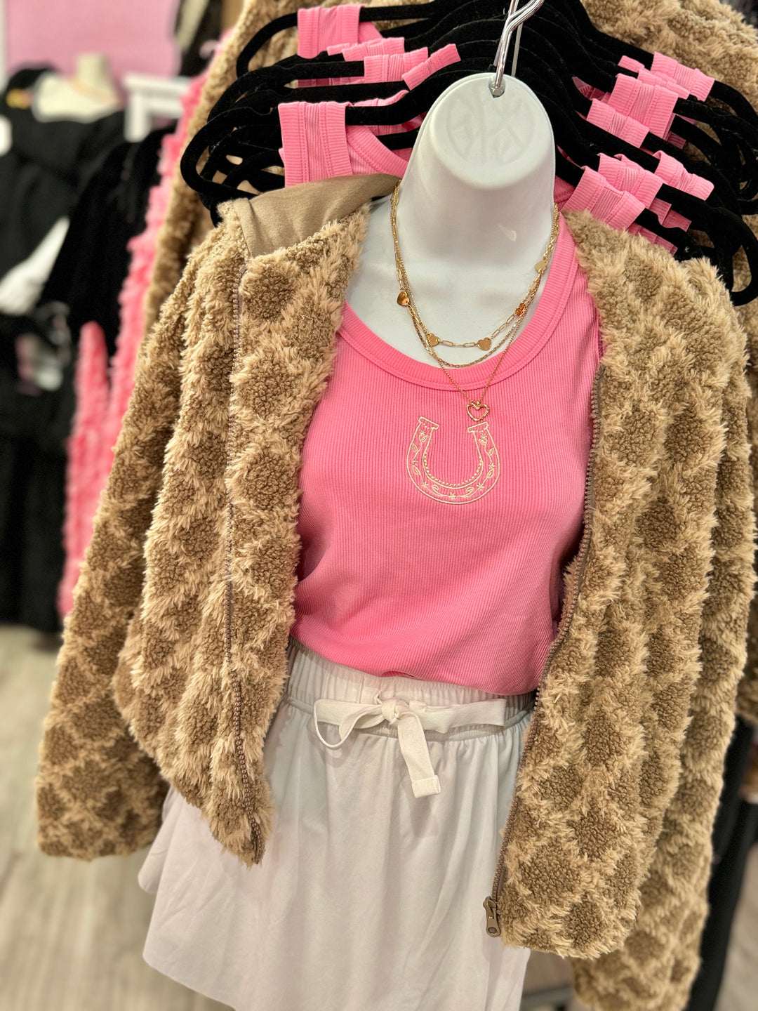 Horseshoe Embroidered Tank