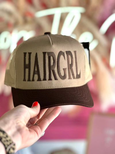 Hair Girl Embroidered Trucker Hat