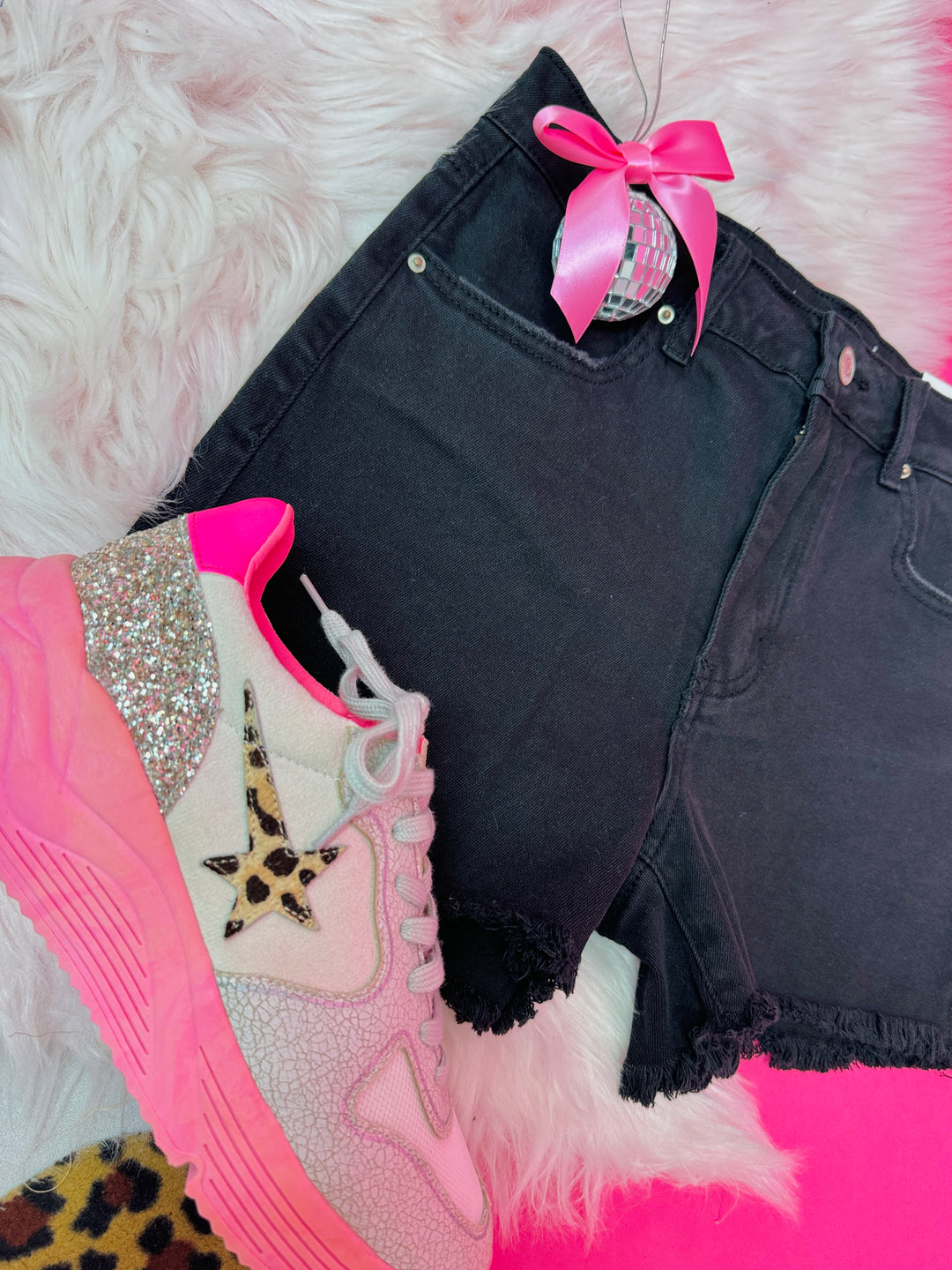 I'm The Drama Denim Shorts