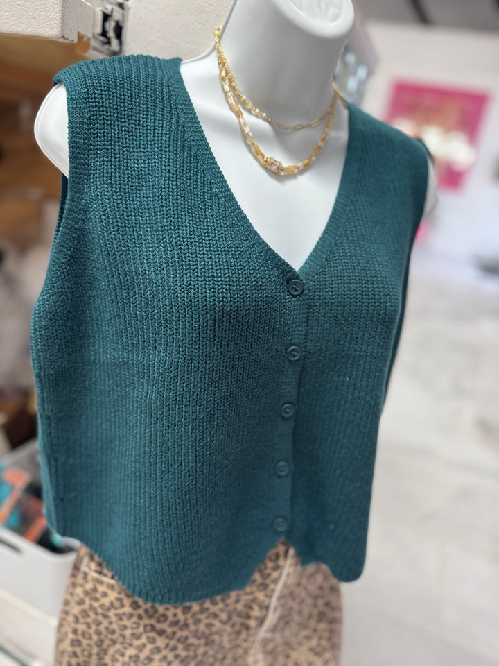 The Jenna V-Neck Knit Top