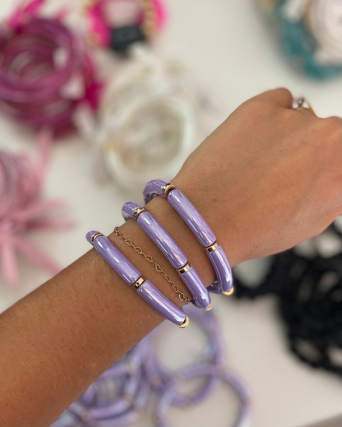 Preppy Purple Bracelet