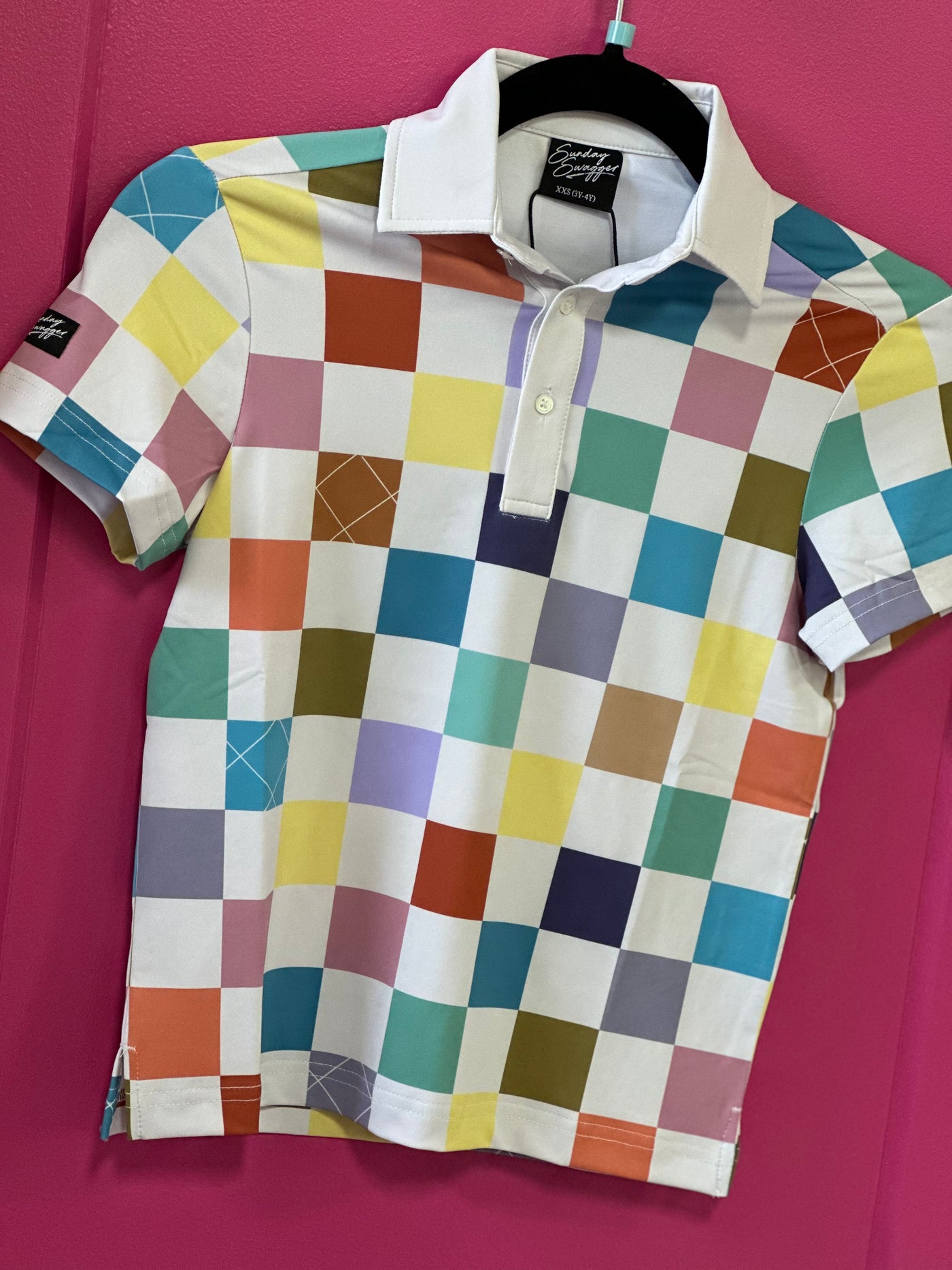 Checked Out Youth Polo