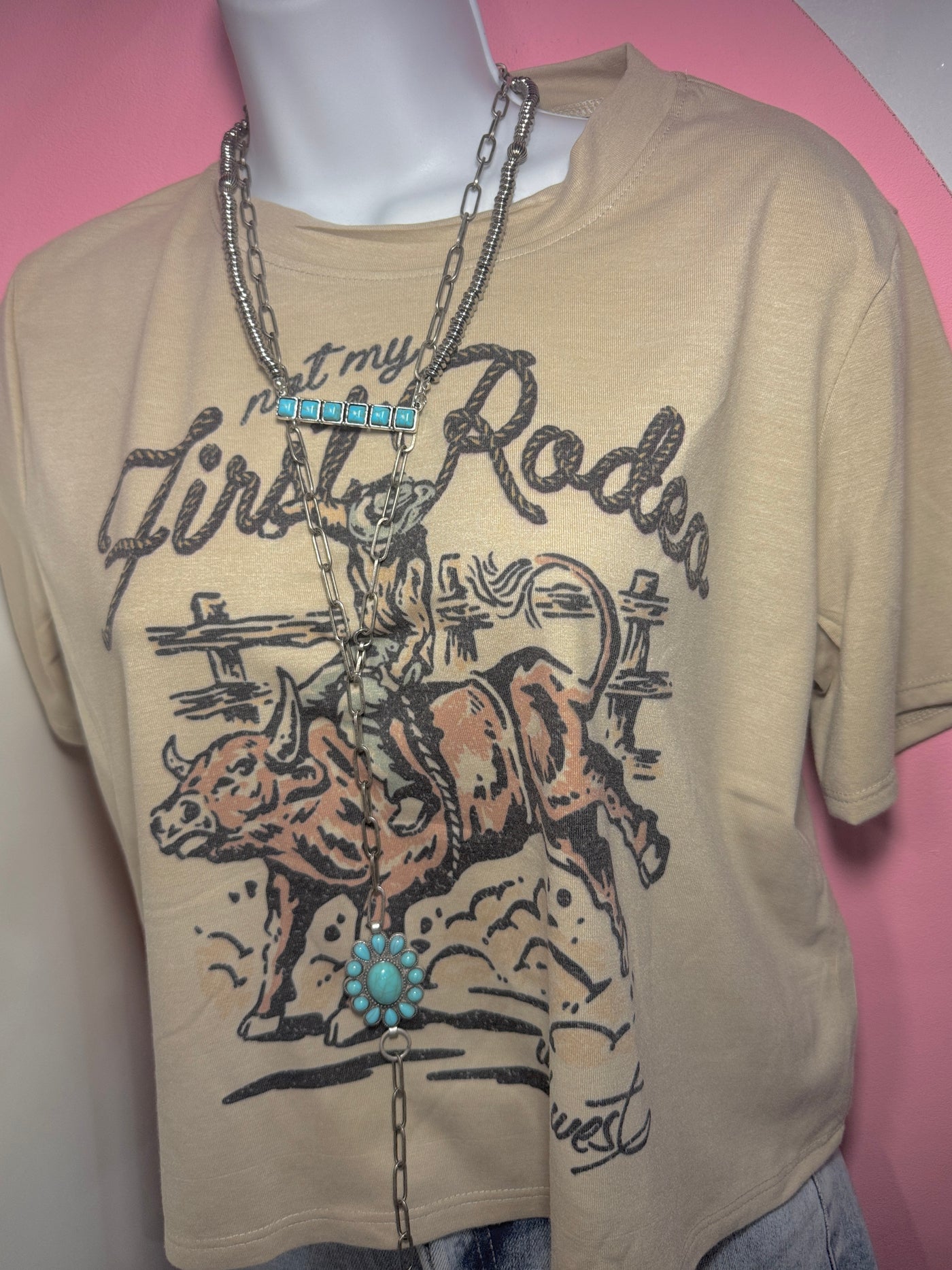 Not My First Rodeo Crop Tee