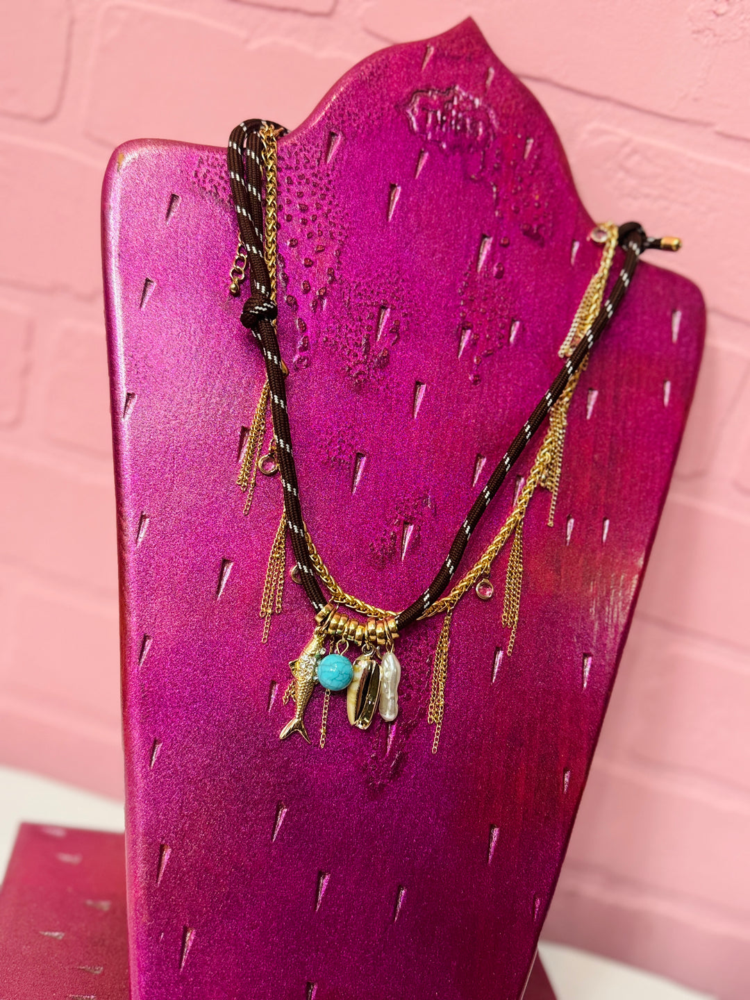 Sealife & Chain Necklace