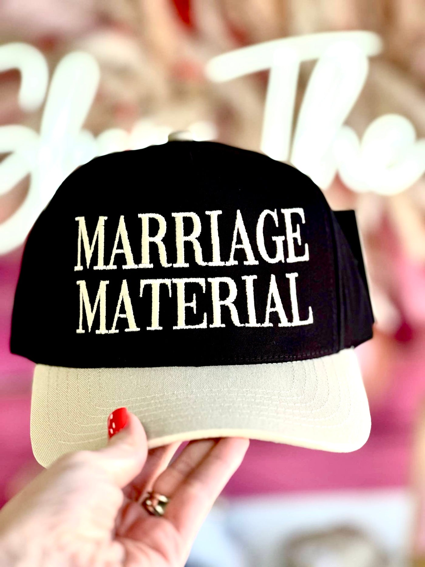Marriage Material Trucker Hat