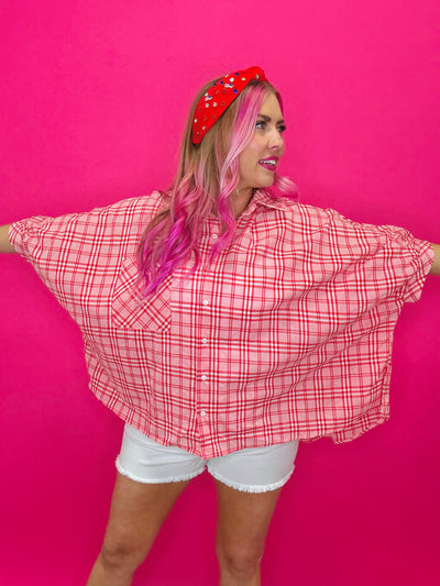 The Emilie Plaid Top