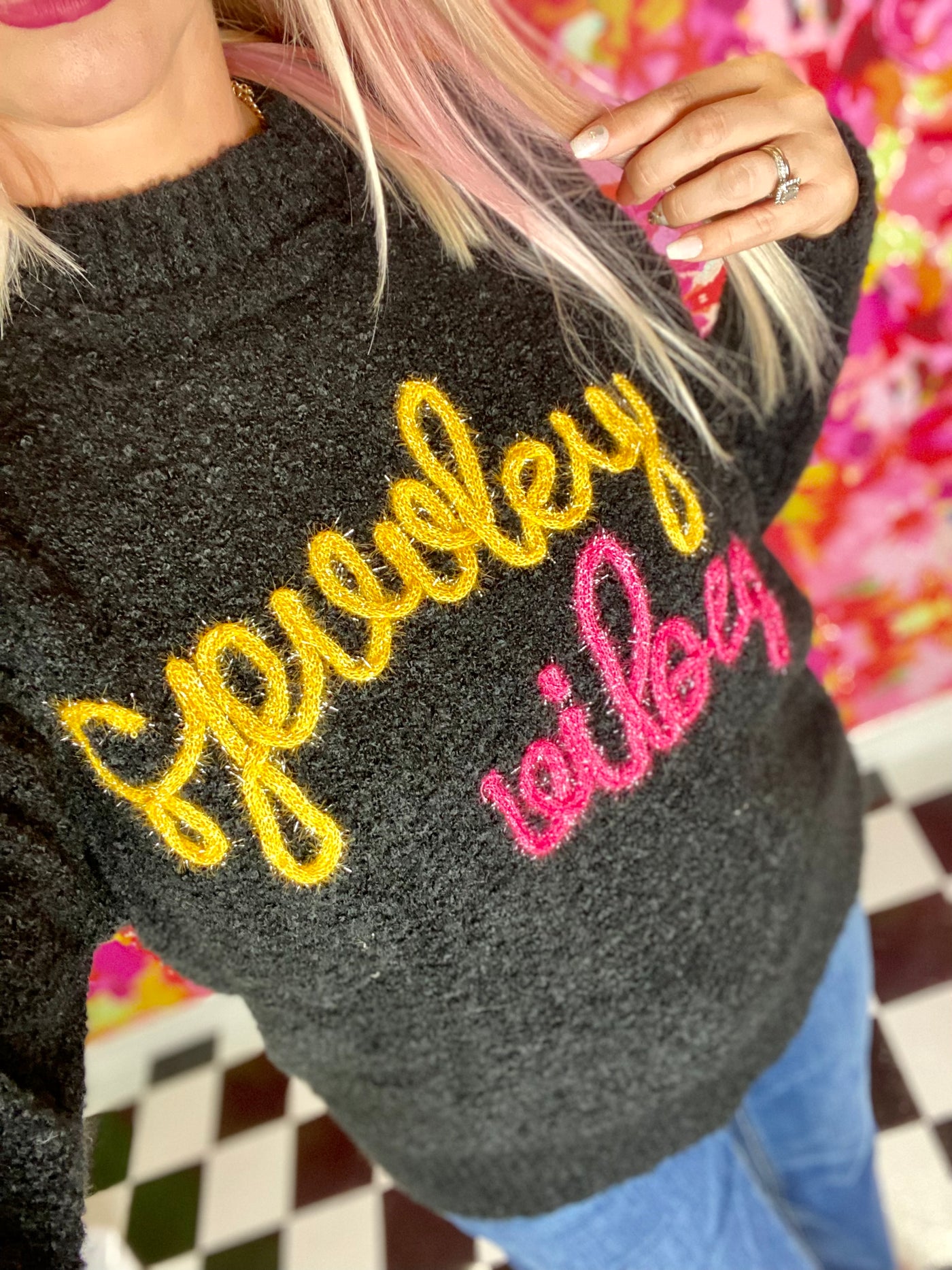 Spooky Vibes Sweater- SALE