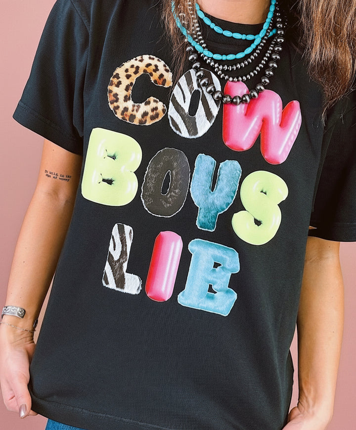 Cowboys Lie Bubble Graphic Tee