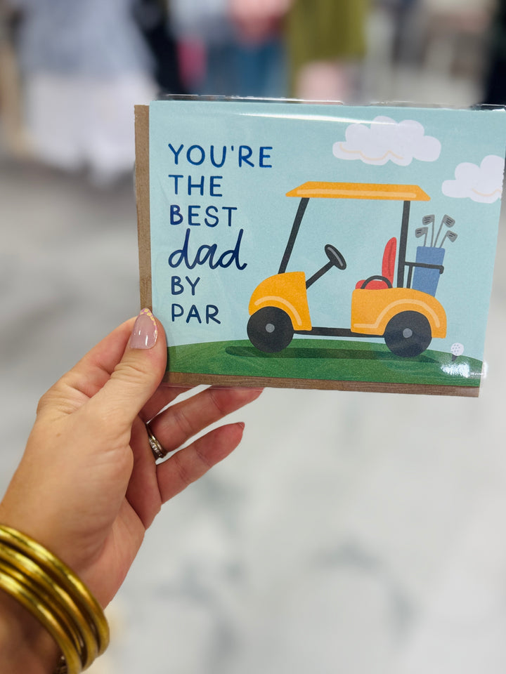 Best Dad By Par Card